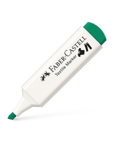 Marqueur textile vert Faber-Castell