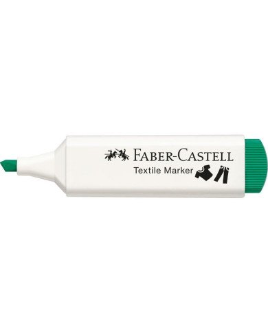 Marqueur textile vert Faber-Castell