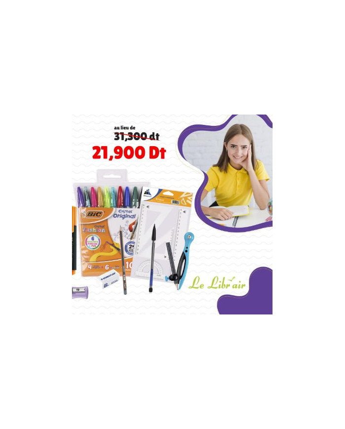 Le Libr'air - Pack Examens Collège / lycée - Tunisie