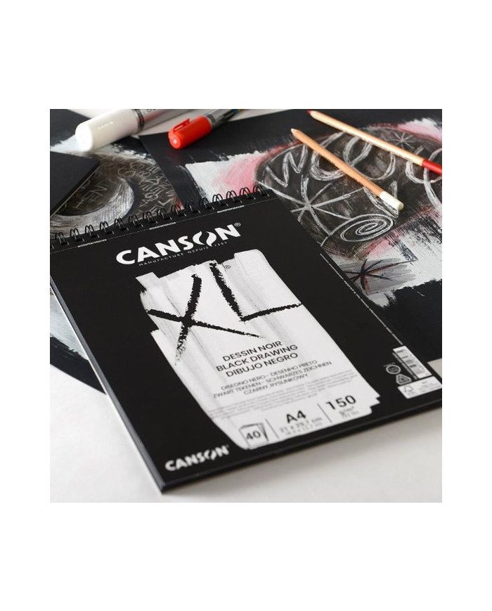 Le Libr'air - CANSON XL Dessin Noir A5 150G - Tunisie