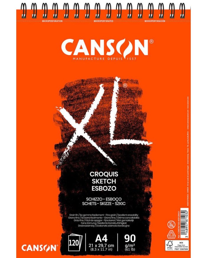 Le Libr'air - CANSON XL Croquis A4 - 90g - Tunisie