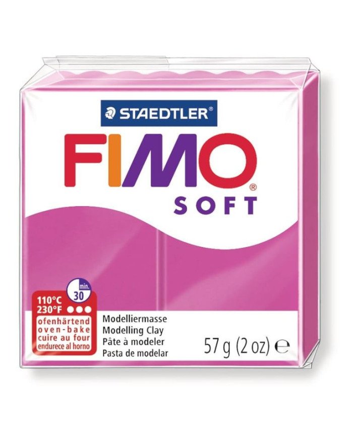 Le Libr'air - Pate Fimo Soft Framboise 22 - 57G STAEDTLER - Tunisie