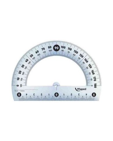 Le Libr'air - Rapporteur 180° - 12 cm MAPED - Tunisie Le Libr'air - Rapporteur 180° - 12 cm MAPED - Tunisie