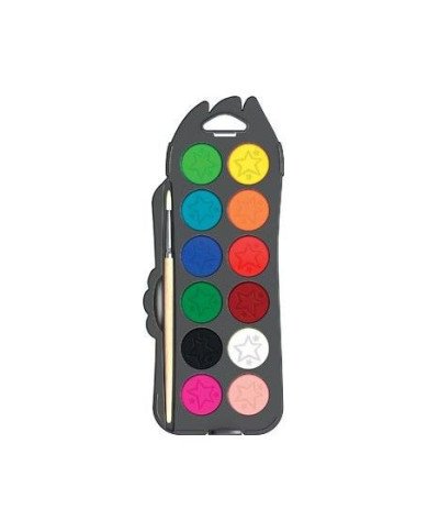 Le Libr'air - AQUARELLE DE 12 PASTILLES 30MM+PINCEAU MAPED - Tunisie