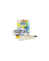 Le Libr'air - Kit complet Boite Ovale 24 Demi Godets Aquarelle Fine + Accessoires PEBEO - Tunisie
