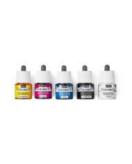 Le Libr'air - Encre aquarelle ColoreX Set Primaire 5 X 45 ml PEBEO - Tunisie