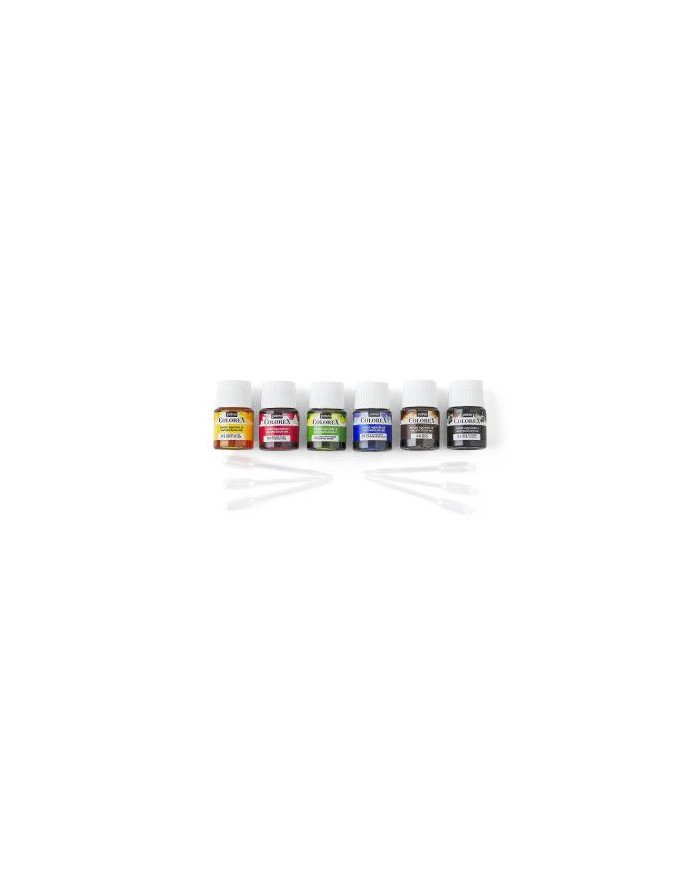 Le Libr'air - Encre Aquarelle COLOREX Set 6X20 ml ESSENTIELS PEBEO - Tunisie