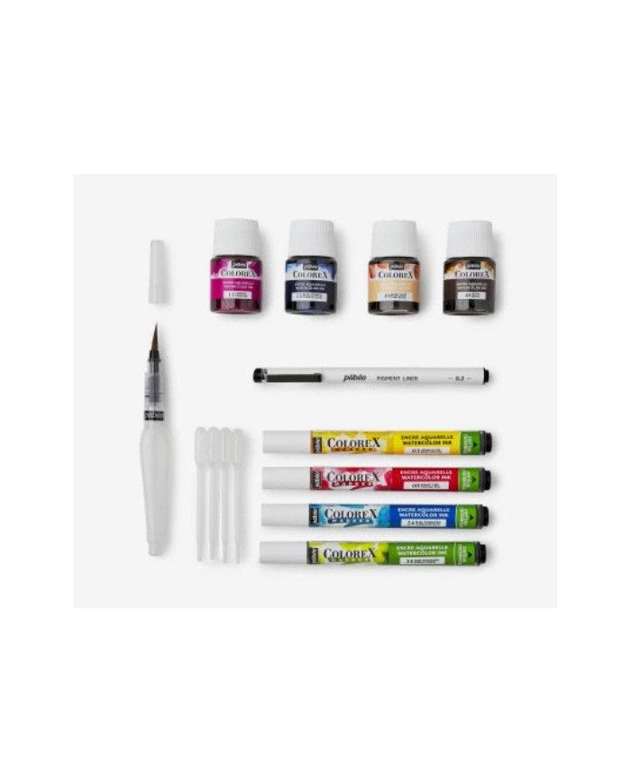 Le Libr'air - Encre Aquarelle ColoreX Kit Initiation MANGA PEBEO - Tunisie