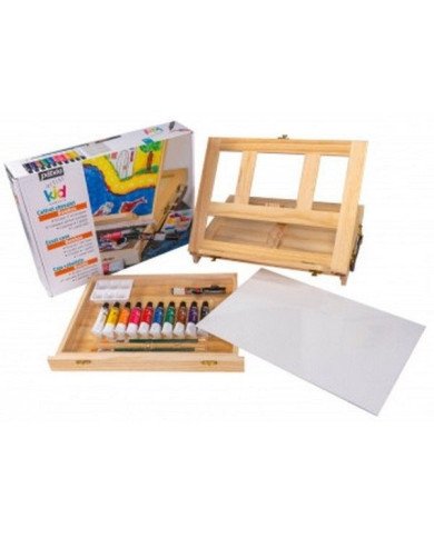 Le Libr'air - Coffret Chevalet Artist Kid Peinture Acrylique + Outils PEBEO - Tunisie Le Libr'air - Coffret Chevalet Artist Kid Peinture Acrylique + Outils PEBEO - Tunisie