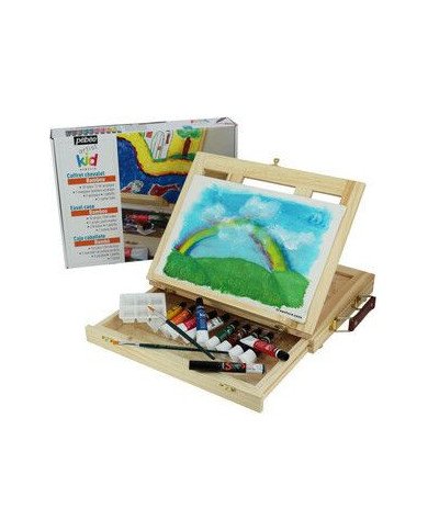 Le Libr'air - Coffret Chevalet Artist Kid Peinture Acrylique + Outils PEBEO - Tunisie
