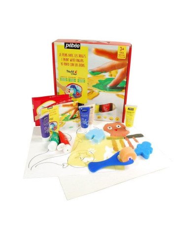 Le Libr'air - Mini Coffret Atelier Peinture aux doigts TactilColor PEBEO - Tunisie