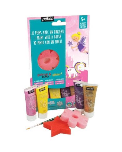 Le Libr'air - Kit TactilColor et Glitter 4 tubes 20 ml Féerie PEBEO - Tunisie Le Libr'air - Kit TactilColor et Glitter 4 tubes 20 ml Féerie PEBEO - Tunisie