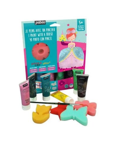 Le Libr'air - Kit PrimaColor et Glitter 6 x 20 ml Princesse PEBEO - Tunisie