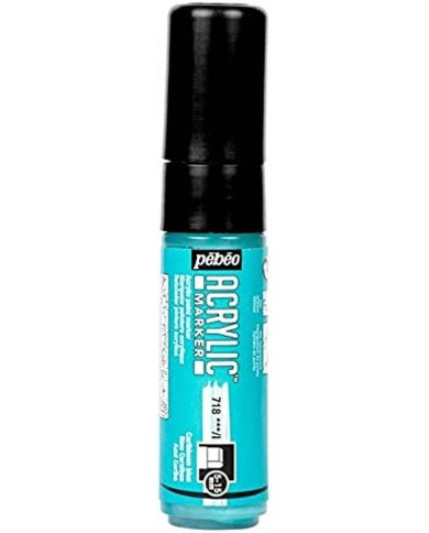 Le Libr'air - Marqueur Acrylique pointe 3en1 5-15 mm Bleu Caraibes PEBEO - Tunisie