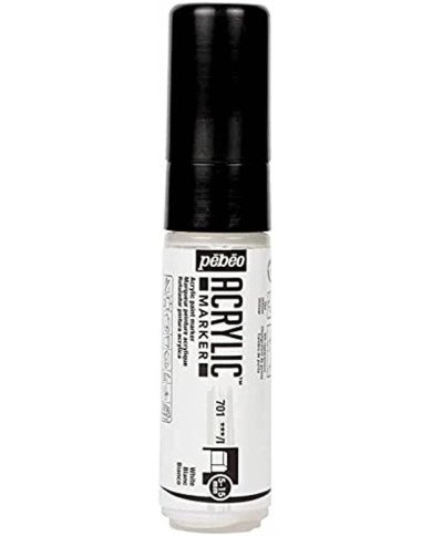 Le Libr'air - Marqueur Acrylique pointe 3en1 5-15 mm Blanc PEBEO - Tunisie Le Libr'air - Marqueur Acrylique pointe 3en1 5-15 mm Blanc PEBEO - Tunisie