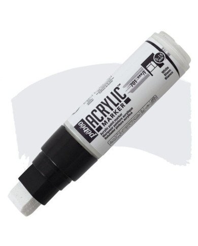 Le Libr'air - Marqueur Acrylique pointe 3en1 5-15 mm Blanc PEBEO - Tunisie Le Libr'air - Marqueur Acrylique pointe 3en1 5-15 mm Blanc PEBEO - Tunisie