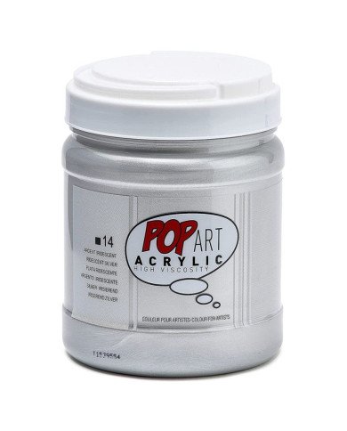 Le Libr'air - Acrylique POP ART 700 ml Argent Iridescent PEBEO - Tunisie