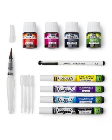 Le Libr'air - ColoreX Kit initiation Calligraphie PEBEO - Tunisie