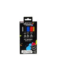 Le Libr'air - 4ARTIST Marker Set 5 Pointes 4 mm Assortiment Basique PEBEO - Tunisie