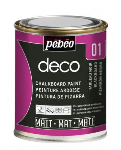 Le Libr'air - Peinture Ardoise 250 ML Tableau Noir PEBEO - Tunisie
