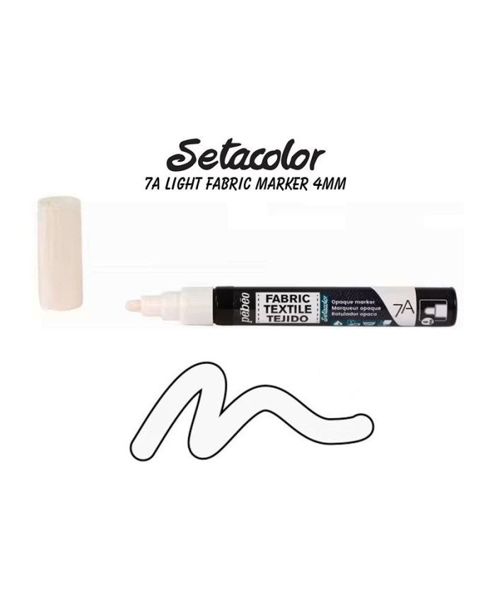 Le Libr'air - Marqueur Textile Opaque Pointe Ronde 4 MM Blanc PEBEO - Tunisie