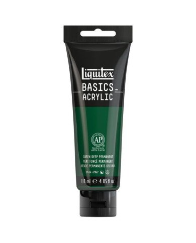 Le Libr'air - Liquitex Basics Acrylique Vert Foncé Permanent 350 - 118ML - Tunisie Le Libr'air - Liquitex Basics Acrylique Vert Foncé Permanent 350 - 118ML - Tunisie