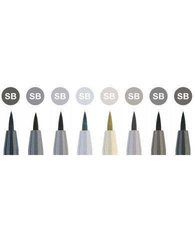 Le Libr'air - Pochette de 8 feutres soft Brush - Faber Castell - Tunisie