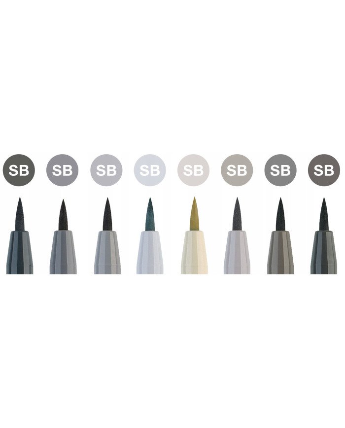 Le Libr'air - Pochette de 8 feutres soft Brush - Faber Castell - Tunisie Le Libr'air - Pochette de 8 feutres soft Brush - Faber Castell - Tunisie