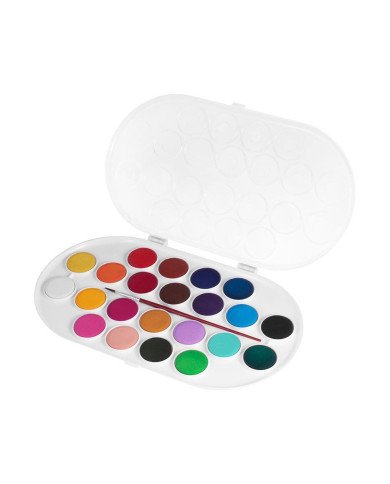Le Libr'air - Aquarelle JOVI 22 couleurs 30MM + 1 pinceau - Tunisie