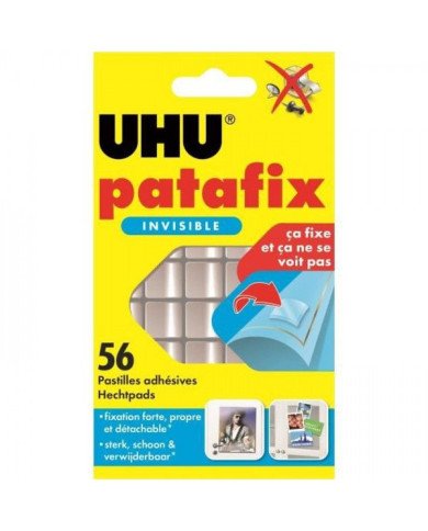 Le Libr'air - Pastilles adhésives UHU Patafix Transparent 56GR - Tunisie