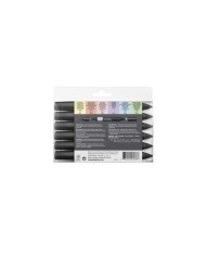 Le Libr'air - Set de 6 Feutres Promarker Tons Pastels - Winsor&Newton - Tunisie
