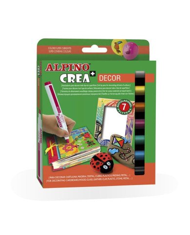 ALPINO Crea Decor Marqueurs pour décorer