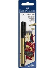 Le Libr'air - Feutre Pitt Artist Pen Doré en blister - Faber Castell - Tunisie