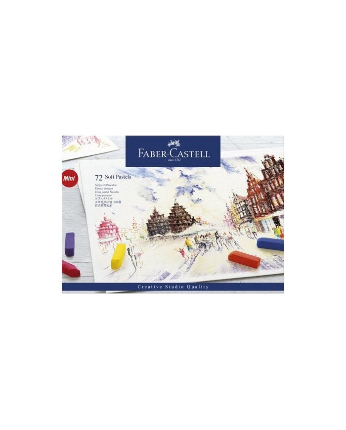 Le Libr'air - Boite 72 Demi Pastels Carré Tendre - Faber Castell - Tunisie