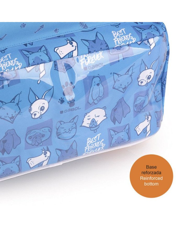 Sac à dos adaptable sur chariot Amis GABOL 29x38x12cm