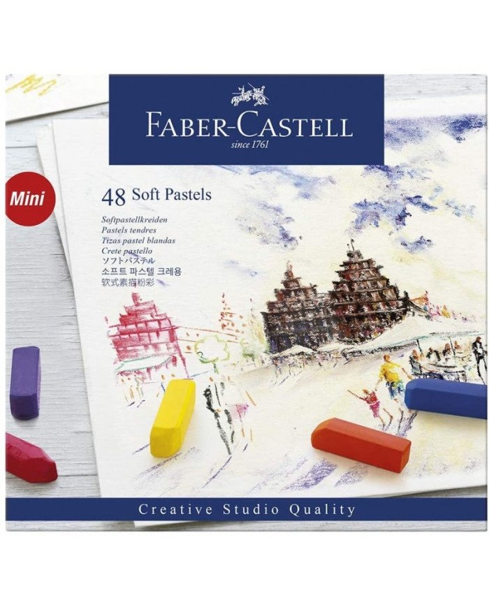 Le Libr'air - Boite De 48 Pastels Tendres - Faber Castell - Tunisie