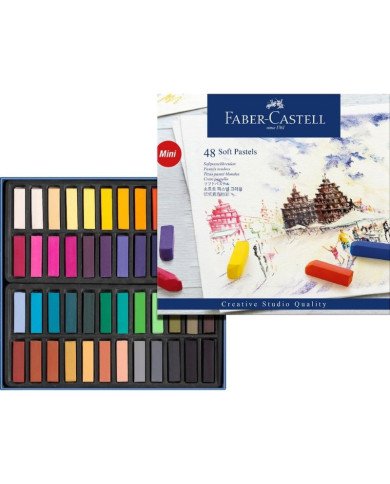 Le Libr'air - Boite De 48 Pastels Tendres - Faber Castell - Tunisie Le Libr'air - Boite De 48 Pastels Tendres - Faber Castell - Tunisie