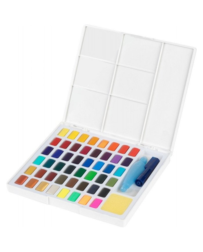 Le Libr'air - Boîte de 48 Aquarelles en godets - Faber Castell - Tunisie