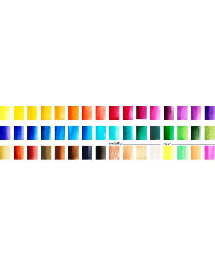 Le Libr'air - Boîte de 48 Aquarelles en godets - Faber Castell - Tunisie