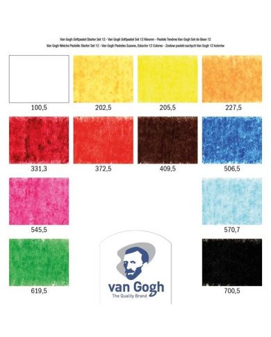 Le Libr'air - Set 12 Soft Pastel Royal Talens - Van Gogh - Tunisie Le Libr'air - Set 12 Soft Pastel Royal Talens - Van Gogh - Tunisie