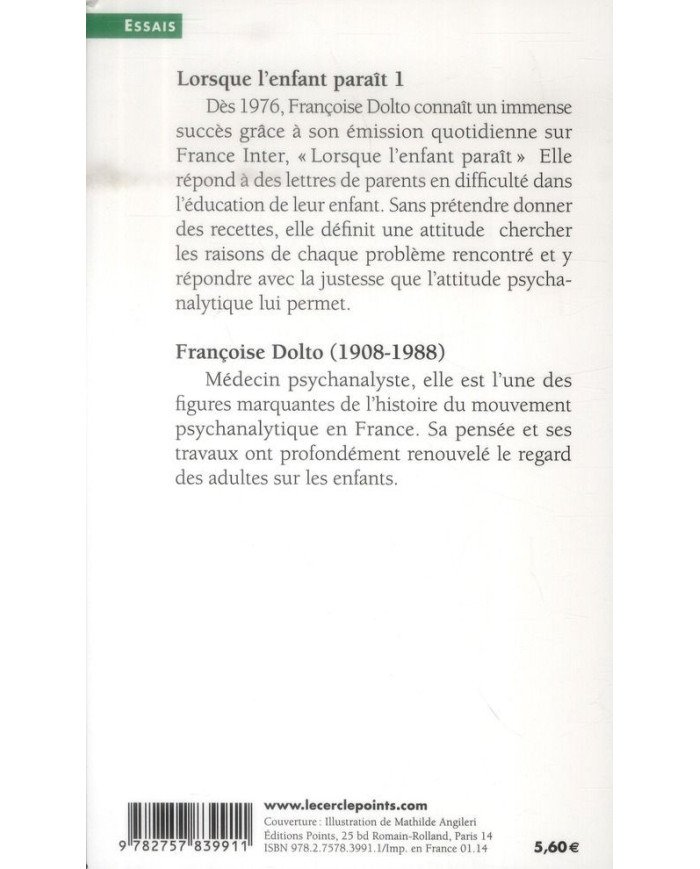 Lorsque l'enfant paraît. Vol. 1