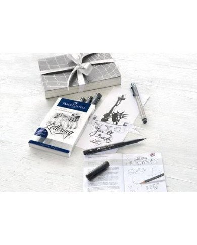 Le Libr'air - Stylo à encre de Chine Pitt Artist Pen, lot de 8 Lettrage, Start - Faber Castell - Tunisie