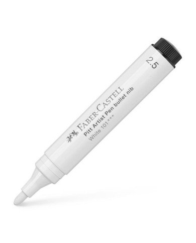 Le Libr'air - Feutre Pitt artist pen pinceau blanc 2,5 mm - Faber Castell - Tunisie
