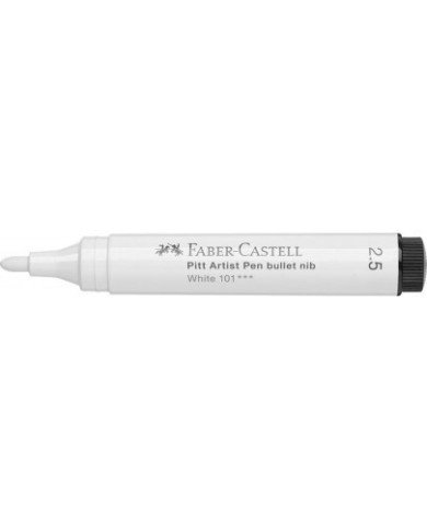 Le Libr'air - Feutre Pitt artist pen pinceau blanc 2,5 mm - Faber Castell - Tunisie Le Libr'air - Feutre Pitt artist pen pinceau blanc 2,5 mm - Faber Castell - Tunisie