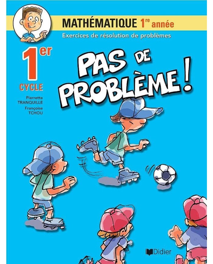 Pas de probleme mathematique 1ere annee cp