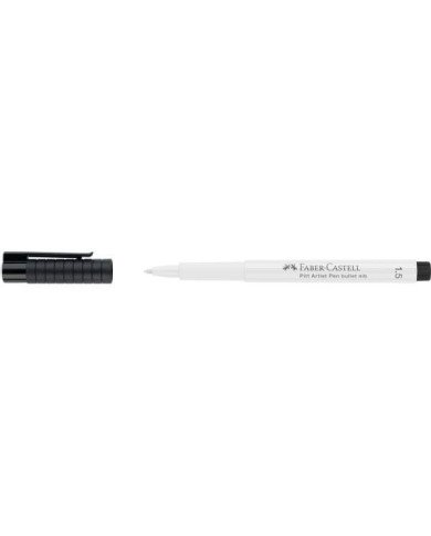 Le Libr'air - Feutre Pitt Artist Pen 1.5mm Blanc - Faber Castell - Tunisie