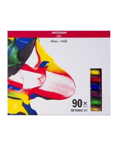 Le Libr'air - Sélection Générale Set d’acryliques série Standard 90 x 20 ml - Amsterdam - Tunisie Le Libr'air - Sélection Générale Set d’acryliques série Standard 90 x 20 ml - Amsterdam - Tunisie