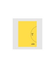 Cahier piqure 17*22 - 64 Pages 80G Uni Jaune PP BMV Yamama