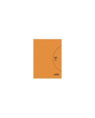 Cahier piqure Orange 17*22 - 96 Pages 60G PP YAMAMA