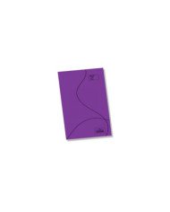 Cahier piqure Violet 17*22 - 96 Pages 60G PP YAMAMA